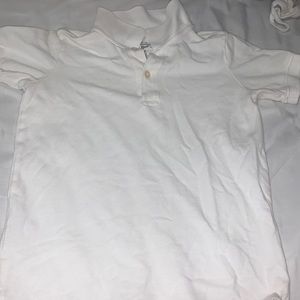 Kids white collard t shitt